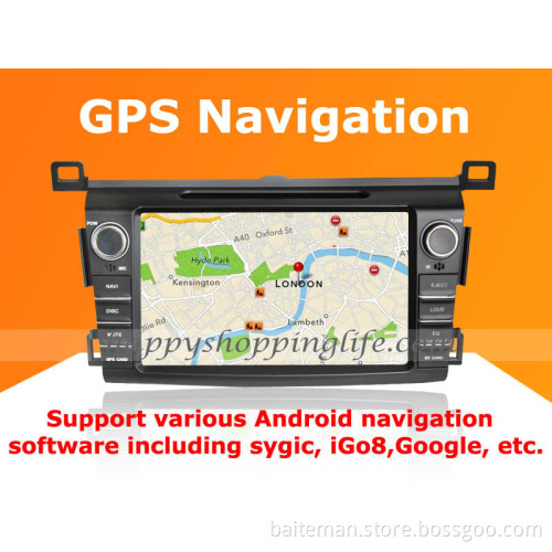 Android Car DVD Player GPS Navigation Wifi 3G for Toyota RAV4 2013 2014 Bluetooth Touch Screen
